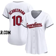 Daniel Schneemann Women's Cleveland Guardians White Limited Home Jersey