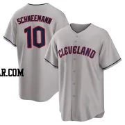 Daniel Schneemann Youth Cleveland Guardians Gray Replica Road Jersey