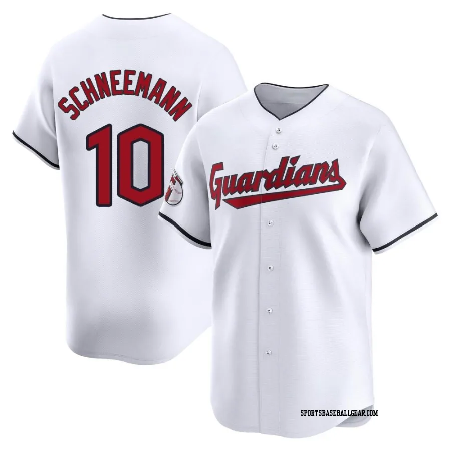 Daniel Schneemann Youth Cleveland Guardians White Limited Home Jersey