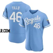 Daniel Tillo Men's Kansas City Royals Light Blue Authentic 2022 Alternate Jersey