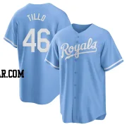 Daniel Tillo Men's Kansas City Royals Light Blue Replica 2022 Alternate Jersey