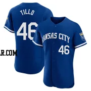 Daniel Tillo Men's Kansas City Royals Royal Authentic 2022 Alternate Jersey