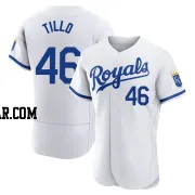 Daniel Tillo Men's Kansas City Royals White Authentic 2022 Home Jersey