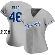 Daniel Tillo Women's Kansas City Royals Gray Authentic Road Jersey