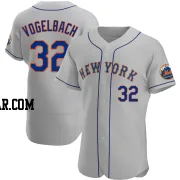 Daniel Vogelbach Men's New York Mets Gray Authentic Road Jersey