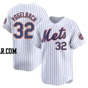 Daniel Vogelbach Men's New York Mets White Limited Home Jersey