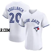 Daniel Vogelbach Men's Toronto Blue Jays White Elite Home Jersey