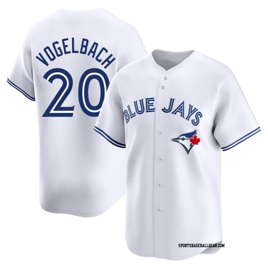 Daniel Vogelbach Men's Toronto Blue Jays White Limited Home Jersey