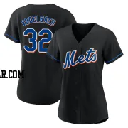 Daniel Vogelbach Women's New York Mets Black Replica 2022 Alternate Jersey