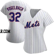 Daniel Vogelbach Women's New York Mets White Authentic Home Jersey