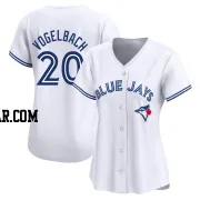 Daniel Vogelbach Women's Toronto Blue Jays White Limited Home Jersey