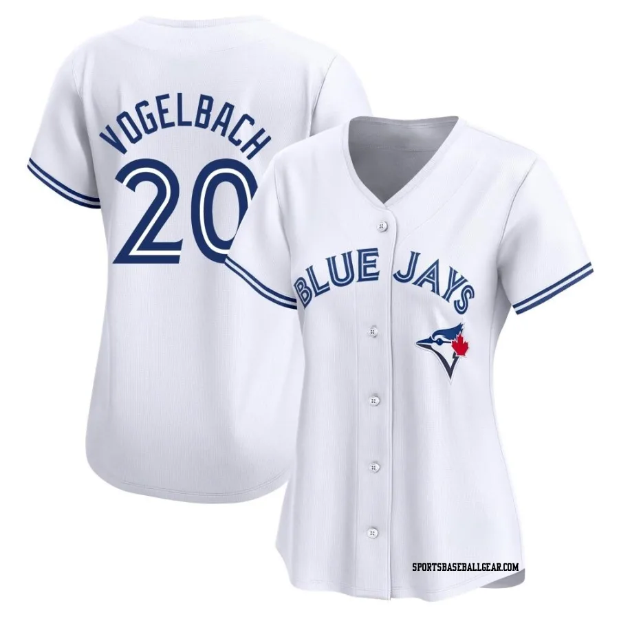 Daniel Vogelbach Women's Toronto Blue Jays White Limited Home Jersey