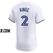 Danny Ainge Men's Toronto Blue Jays White Elite Home Jersey