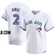 Danny Ainge Youth Toronto Blue Jays White Limited Home Jersey