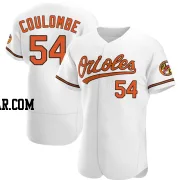 Danny Coulombe Men's Baltimore Orioles White Authentic Home Jersey