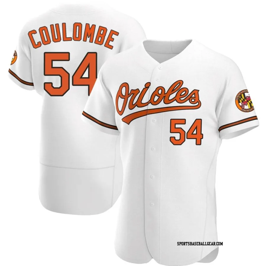 Danny Coulombe Men's Baltimore Orioles White Authentic Home Jersey