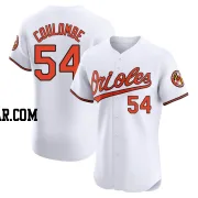 Danny Coulombe Men's Baltimore Orioles White Elite Home Jersey