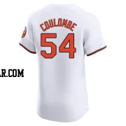 Danny Coulombe Men's Baltimore Orioles White Elite Home Jersey