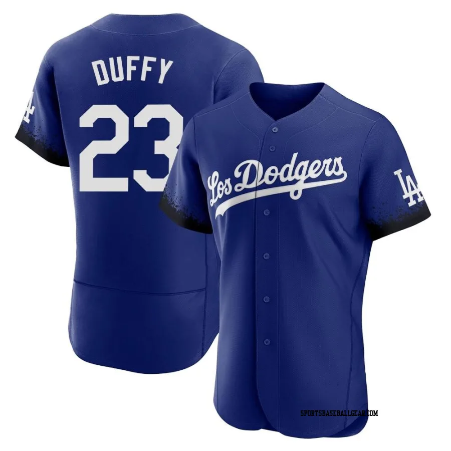 Danny Duffy Men's Los Angeles Dodgers Royal Authentic 2021 City Connect Jersey