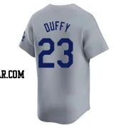 Danny Duffy Youth Los Angeles Dodgers Gray Limited Away Jersey