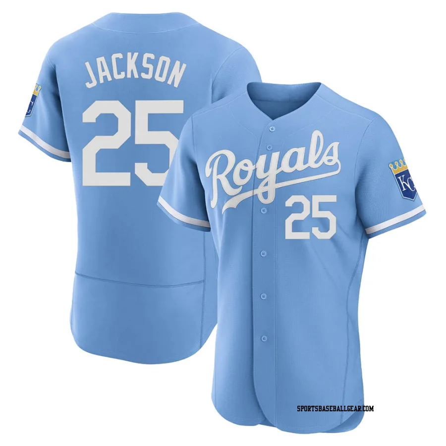 Danny Jackson Men's Kansas City Royals Light Blue Authentic 2022 Alternate Jersey