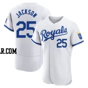 Danny Jackson Men's Kansas City Royals White Authentic 2022 Home Jersey