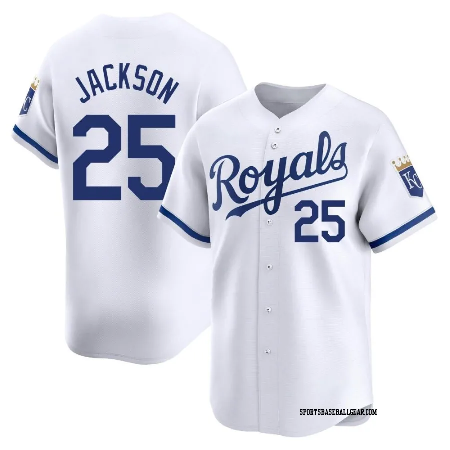 Danny Jackson Men's Kansas City Royals White Limited Home Jersey