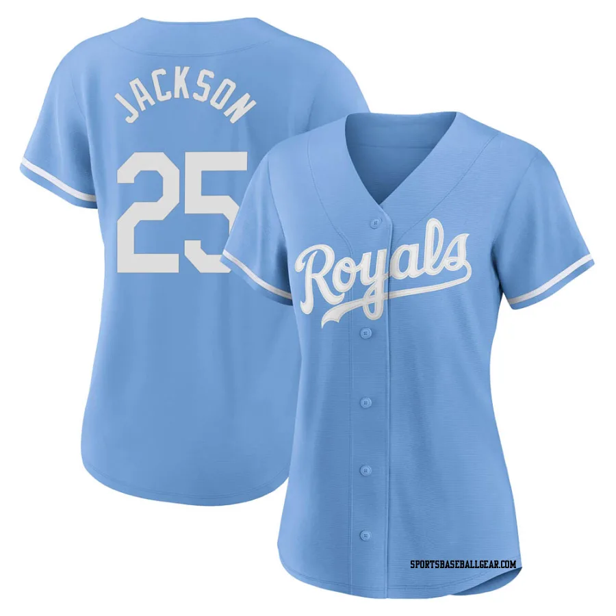 Danny Jackson Women's Kansas City Royals Light Blue Authentic 2022 Alternate Jersey