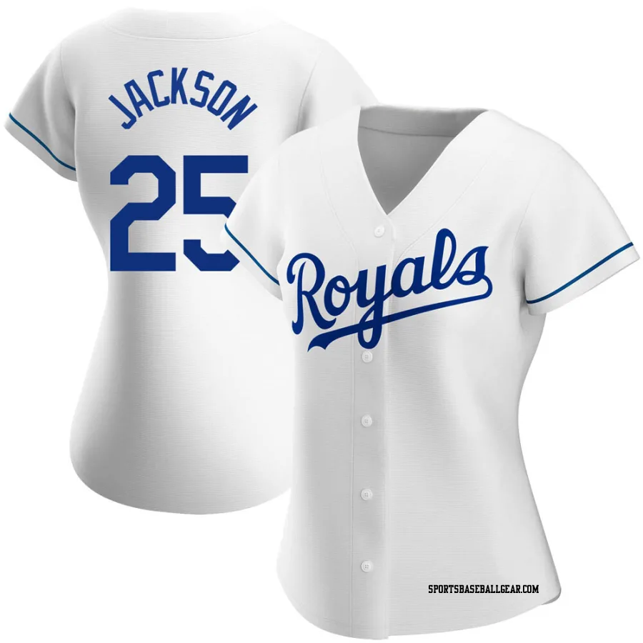 Danny Jackson Women's Kansas City Royals White Authentic Home Jersey