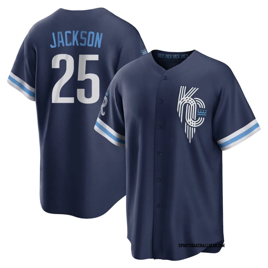 Danny Jackson Youth Kansas City Royals Navy Replica 2022 City Connect Jersey