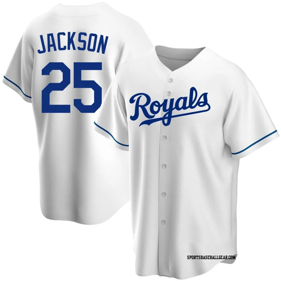 Danny Jackson Youth Kansas City Royals White Replica Home Jersey