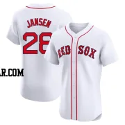 Danny Jansen Men's Boston Red Sox White Elite Home Patch Jersey