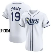 Danny Jansen Men's Tampa Bay Rays White Elite Home Jersey