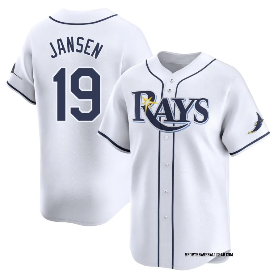 Danny Jansen Men's Tampa Bay Rays White Limited Home Jersey