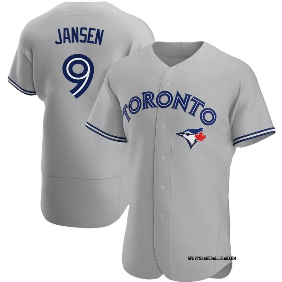 Danny Jansen Men's Toronto Blue Jays Gray Authentic Road Jersey