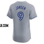 Danny Jansen Men's Toronto Blue Jays Gray Elite Road Jersey