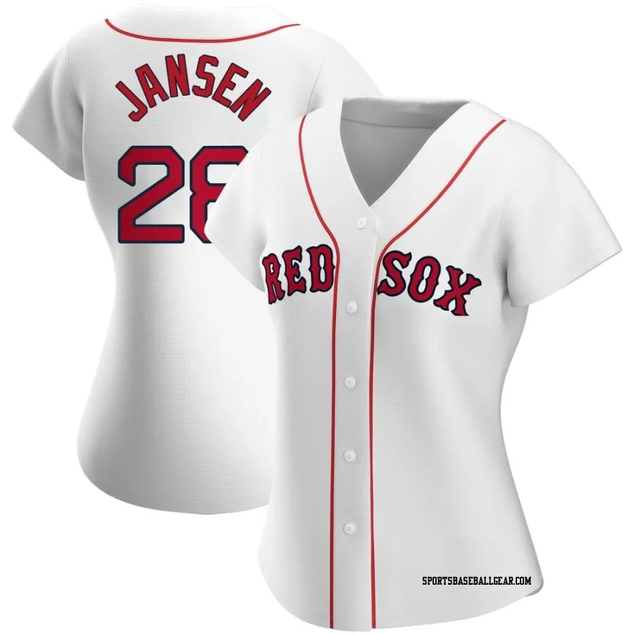 Danny Jansen Women's Boston Red Sox White Authentic Home Jersey