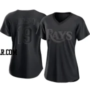 Danny Jansen Women's Tampa Bay Rays Black Authentic Pitch Fashion Jersey