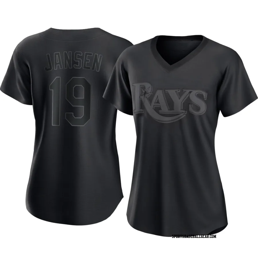 Danny Jansen Women's Tampa Bay Rays Black Authentic Pitch Fashion Jersey