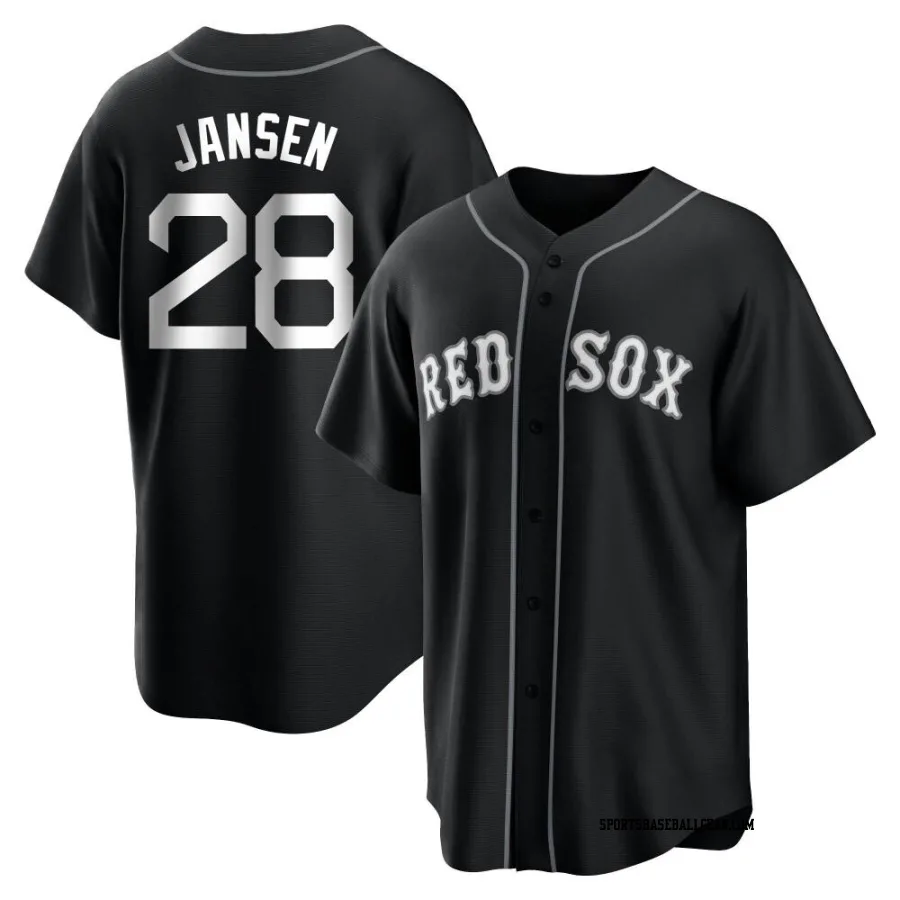 Danny Jansen Youth Boston Red Sox Black/White Replica Jersey