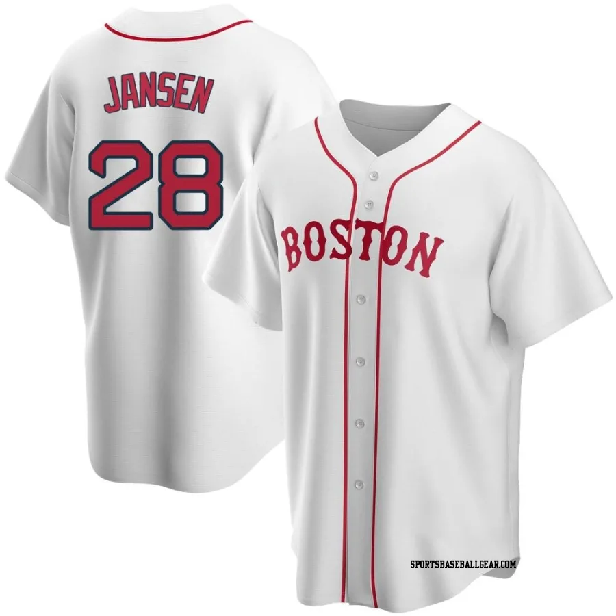 Danny Jansen Youth Boston Red Sox White Replica Alternate Jersey