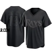 Danny Jansen Youth Tampa Bay Rays Black Replica Pitch Fashion Jersey