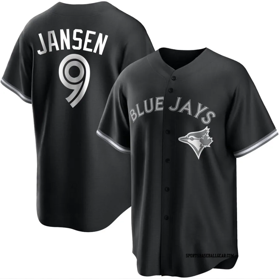 Danny Jansen Youth Toronto Blue Jays Black/White Replica Jersey