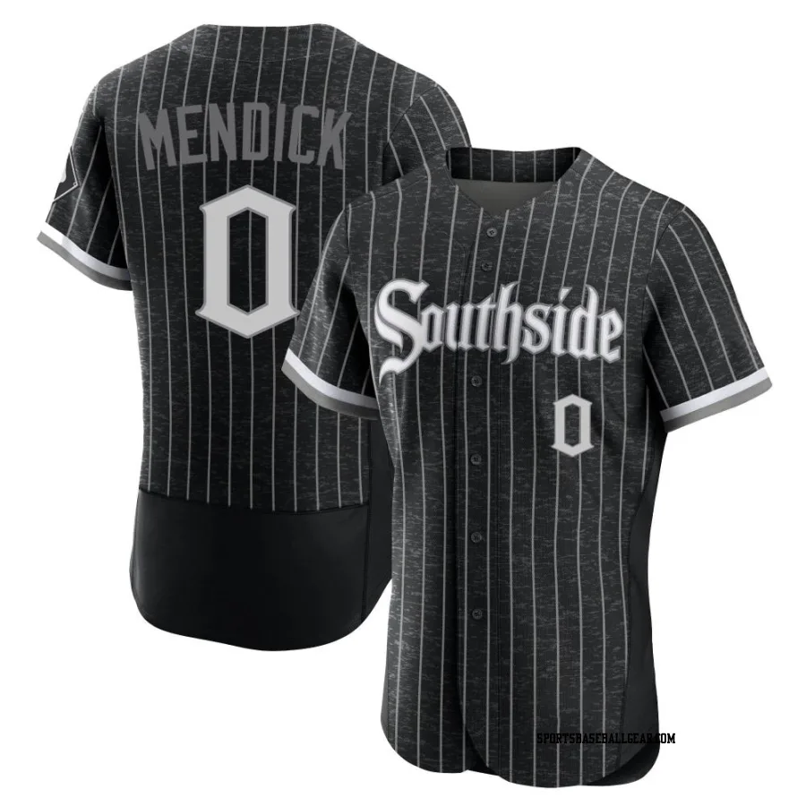 Danny Mendick Men's Chicago White Sox Black Authentic 2021 City Connect Jersey