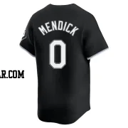 Danny Mendick Men's Chicago White Sox Black Limited Alternate Jersey