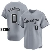 Danny Mendick Men's Chicago White Sox Gray Limited Road Jersey