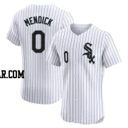 Danny Mendick Men's Chicago White Sox White Elite Home Jersey