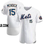 Danny Mendick Men's New York Mets White Authentic Home Jersey