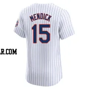 Danny Mendick Men's New York Mets White Elite Home Jersey