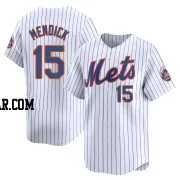 Danny Mendick Men's New York Mets White Limited Home Jersey